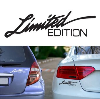 Nové modré nálepky Limited Edition - 8