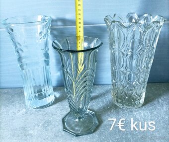 Retro sklo - misy, vázy, popolník - 8