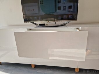 Komoda, biela, leskla - 8