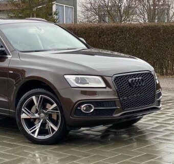 AUDI Q5 8R FACELIFT predná maska / HONEYCOMB / ČIERNA - 8