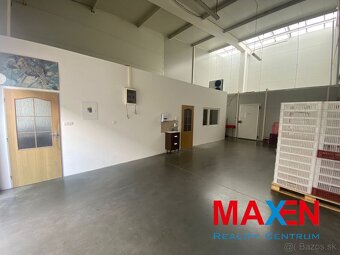 Predaj : MAXEN HALA pre výrobu a sklad 1844 m2 + administ - 8