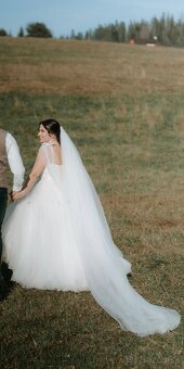 Svadobné šaty Magic Bride, kruh, závoj - 8