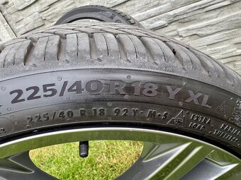 Predám sadu diskov VW Sebring r18 + pneu Continental. - 8