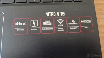 Predám alebo vymením herný notebook Acer Nitro V15 RTX Top - 8