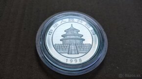 China Panda strieborne mince - 8
