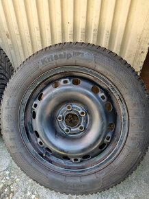 Zimné pneu 185/60 R15 + plech disky 5x100 6Jx15 H2 ET38 - 8