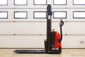 Ručne vedený elektr.ysokozdvižný paletový vozík 1,2t.nový - 8