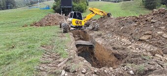 Zemné ,výkopové,demolačné práce -kráčajúci bager,pavúk bager - 8