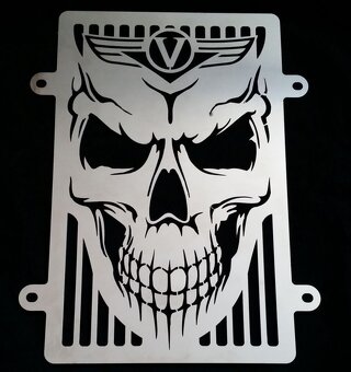 Kryt chladiče na chopper Honda,Yamaha,Suzuki,Kawasaki. - 8