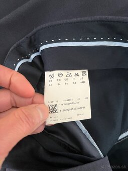 Velkost 54 HUGO BOSS 100% panenska vlna oblek - 8