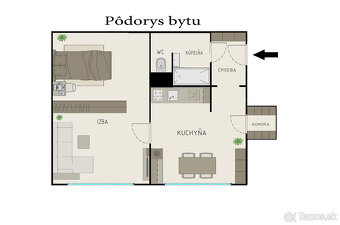 / CENTRUM / 1i byt / BREZNO / ČSA / 38 m2 / - 8