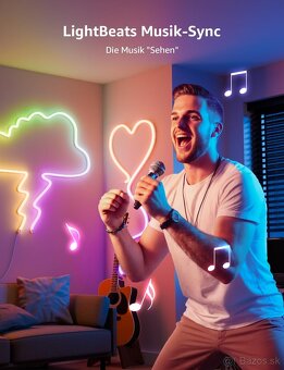 Neónový LED pásik Lepro AI N1 - 6m - 8