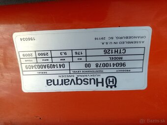Traktorová kosačka Husqvarna cth 126 - 8