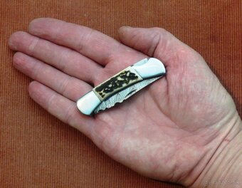 Minidamask - mini damaškový skladací nôž - 8