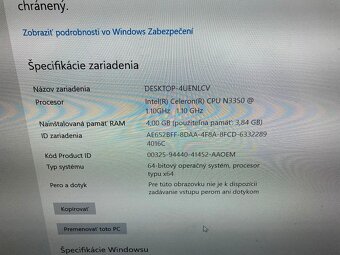 Predám all-in-one AiO UMAX U-ONE 24AL - 8