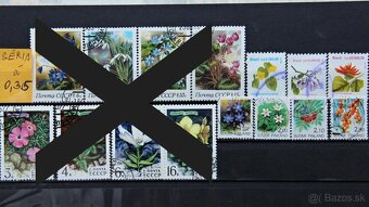 Známky - flóra - série 1 - 8