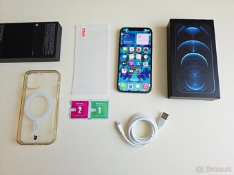 APPLE IPHONE 12 PRO 128GB PACIFIC BLUE,BATERKA 100% - 8
