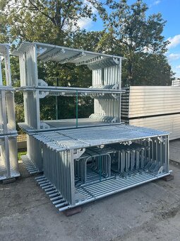 kompletné oceľové lešenie pre štítovú stenu 8,3x12,85 - 8