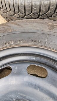Plechové disky 5x100 R15 ET38 na pneu.195/65 R15 - 8