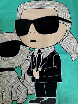 Karl Lagerfeld tričko ružové - 8