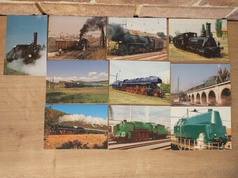 pohľadnica Trnava, lokomotívy, vlaky - 8
