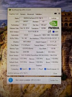 Počítač Pentium G4400 / GTX 750 Ti / 8GB / SSD + HDD - 8