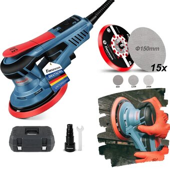 Nová Excentrická brúska 49B FANZWORK s brúsnym tanierom 150 - 8