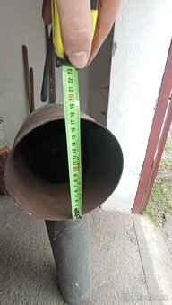 Koleno na komín + predlžovák 17,5 cm a 18 cm
- 8