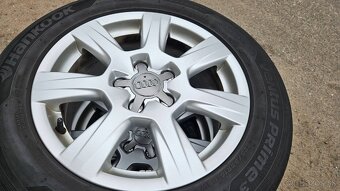 Prodám originální alu kola Audi 16" + pneu Hanko - 8