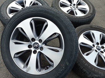 5x114,3 Hyundai Santa Fe 7Jx18 ET41 č. 52910-2B485 alu disky - 8