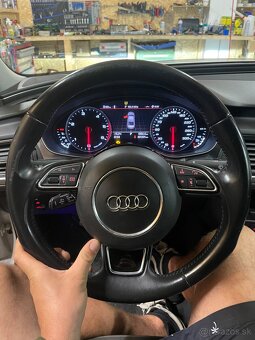 Predám havarovanú audi a6 3.0 tdi Airbag OK Motor OK - 8