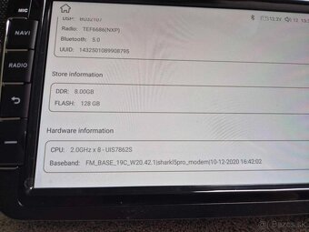 ANDROID 14 8GB/128GB 8 JADROVÝ PROCESOR GPS WIFI 4G LTE BT - 8