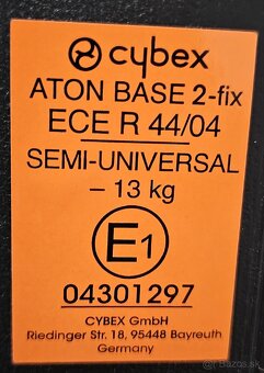 Cybex Aton 5 + základňa Aton base 2 ISOFIX, vajíčko 0-13kg - 8