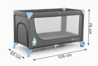 Predám KINDERKRAFT - Detská Cestovná postieľka JOY - 8