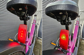 Používaný dievčenský bicykel DEMA +zadné aktívne osvetlenie - 8
