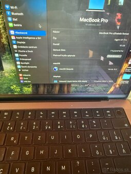 MacBook Pro 14” M1 Pro 512 GB, SK klávesnica – 98 % batéria - 8