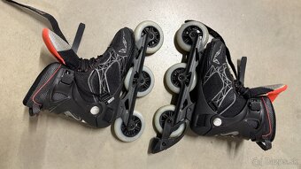 velkost 42. FILA KORCULE SKATES LEGACY PRO 100 BLACK/RED - 8