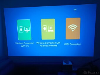 Nový Wifi LED FullHD projektor 1080p native - 8