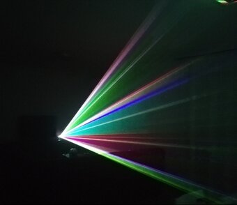 Laser RGB 500mw vytvarajúci vzory - 8