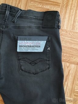 panske dzinsy, rifle REPLAY Hyperflex velkost W34 L30 - 8