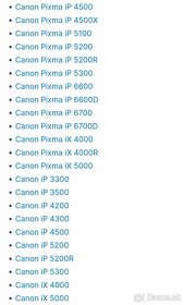 Canon pixma, MP,  iP, atramentová kazeta, farba do tlačiarne - 8