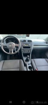VW GOLF VI 1,4 BENZÍN 59KW ROK 2012 - 8