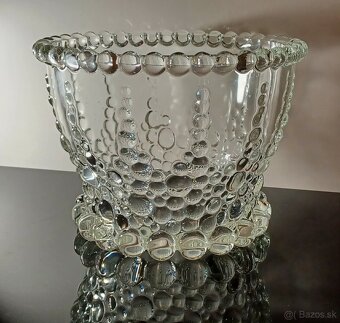 Nádherná efektná veľká sklenená misa - 8
