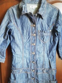 Nové šaty tunika, nove denim saty. - 8