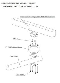 Prídavné vzduchové pruženie Mercedes Sprinter & VW Crafter - 8