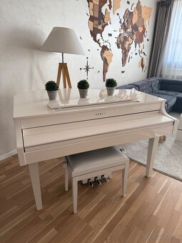 Predám digitálny klavír YAMAHA CLP-665GPWH - 8