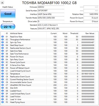 Externý disk Toshiba / Intenso / Lacie / Verbatim 1TB - 8