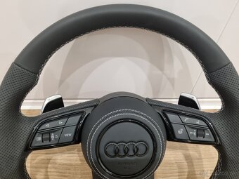 AUDI VYHRIEVANÝ EXCLUSIVE KOŽENÝ VOLANT S PADLAMI - 8