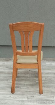 Set stoličiek z masívneho dreva ( 4 ks ). - 8