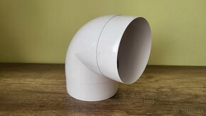 Vzduchotechnické koleno (PVC) okrúhle 90°, Ø 150 m - 8
